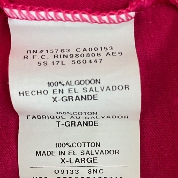 𝅺HANES live, love, comfort ladies long sleeve t-shirt size XL 100% cotton - Picture 4 of 4